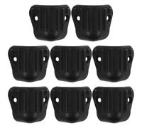 NUOBESTY 8 Pezzi cabinet edge protectors in plastica protezione angoli per amplificatori per chitarra, black, per prove e home entertainment