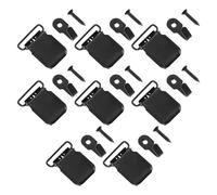 NUOBESTY 8 Pezzi Clip per Appendere Tappeti in Ferro Nero e Decorare Pareti Morsetti Resistenti e Antiscivolo per Organizzare Tessuti Stile Moderno ed Elegante