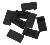 NUOBESTY 8 Pezzi Copri Impianti e Elettrici Automobilistiche per Applicazioni Interruttore Bilanciere Rettangolare in Abs Nero Montaggio Installazione Facile Riempitivo Pannelli
