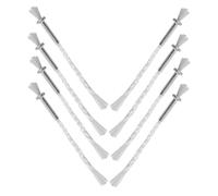 NUOBESTY 8 Stoppini in Cotone Porta-Tubo per Lampada a Olio, Stoppini di Ricambio Rotondi per Lanterne a Olio e Candele, Resistente ad Alte Temperature, per Uso e Contesti Sacri