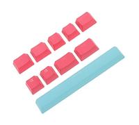 NUOBESTY 8Pezzi Caps Tastiera Traslucidi Keycaps Doppio Compatibili per Illuminazione e Personalizzazione Tastiera