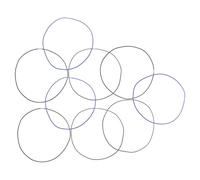 NUOBESTY 9 pezzi di fascette per pattumiera - Grandi fascette in gomma per pattumiera per lettiera, porta sacchetti per rifiuti, cucina, ufficio, scuola, tavoli, picnic, feste