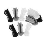NUOBESTY 9 Pezzi Multifunctional Silicone Pen Holder Clip Self Adhesive Single Pen Stand For Desk Wall Refrigerator Versatile Organizer For Office School Classroom Accessories