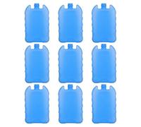 NUOBESTY 9 Pezzi Scatola di Ghiaccio Ricaricabile per Ventilatori di Raffreddamento in Pe Blu dal Calore per Festa Estiva in Camere e Uffici