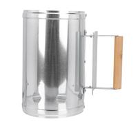 NUOBESTY Accenditore Barbecue Carbonella in Metallo Aria Multipli Ciminiera Rapida per Accensione Carbonella Esterno Isolamento Termico Spesso per Uso Sicuro e Versatile