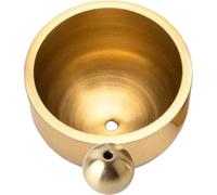 NUOBESTY Accessorio per Campanello in Rame Oro Foro, Struttura Semplice, senza Bave, Facile da Installare, per Campane a Vento e Decorazioni Fai da Te Stili multipli