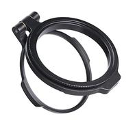 NUOBESTY Adattatore Anello Filtro Nd 58mm Staffa Sgancio Rapido Metallo Per Obiettivo Fotocamera Dslr Coperchio Flip Per Controllo Luce Esterna