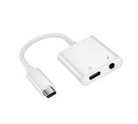 NUOBESTY Adattatore Audio Digitale Type-c Jack con Microfono Integrato Converter Aux Usb-c per Smartphone Corpo in Alluminio Resistente e Chip Intelligente per Trasmissione Stabile Perdite