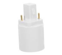 NUOBESTY Adattatore Per Presa Di Luce G24d a E27 2 Pin, Convertitore Portalampada Ignifugo Per Lampade Led e Risparmio Energetico, Compatibile Per Uso Residenziale e Commerciale