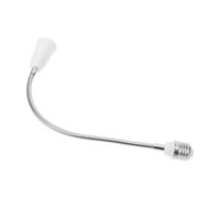 NUOBESTY Adattatore Portalampada Con Tubo Flessibile Base Lampadina Estensibile Per Posizionamento e Amplificazione Illuminazione Prolunga Holder Lampadina Led Safe