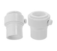 NUOBESTY Adattatore Stabilizzatore Filettato per Palo Ombrellone da Piscina 2 Pezzi Manicotto Supporto per Ringhiera da Esterno Fissaggio Sicuro per Giardino e Bordo Piscina