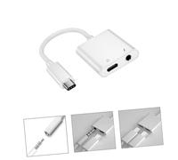 NUOBESTY Adattatore USB C Jack Audio Microfono Convertitore Digitale per Auricolari Tipo-c Shell in Alluminio Plug Play per Smartphone
