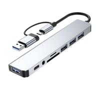 NUOBESTY Adattatore Usb Multi-porta Connettore Usb Splitter Per Laptop Aggiuntive Compatibile Periferiche Computer Come Dischi Mouse Tastiere e