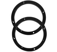 NUOBESTY Adattatori per Altoparlanti Auto 6,5 Pollici, Anelli Distanziatori in Plastica Resistenti, Accessori di Montaggio per Impianto Audio Veicolare, Set 2 Pezzi