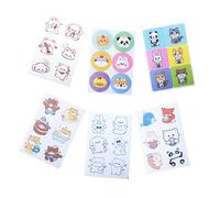 NUOBESTY Adesivi per Maschere Delicate Aromaterapia 36 Pezzi Tessuto Non Tessuto Diffusore di Fragranza per Ragazzo Ragazza e Adulti 6 Sacchetti Confezione Stile Casuale