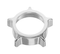 NUOBESTY Anello di Bloccaggio in Acciaio Inox 2,4" per Tritacarne Elettrico e Manuale - Dado Ricambio per Accessori Tritacarne da Cucina, Resistente alla Corrosione, Facile da Pulire,
