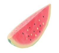 NUOBESTY Anguria in Legno Cestino Ornamenti di Omino di Marzapane per Natale Mini Fette di Anguria Cesto di Frutta Falso Albero di Artificiale Giocattoli di Frutta Uomo di Legno