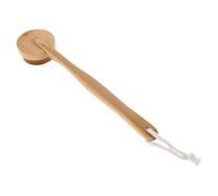 NUOBESTY Applicatore di Crema Autoabbronzante per Schiena Manico in Legno Spazzola per Abbronzatura Corpo Morbida e Lavabile per Anziani e Donne per Applicazione Uniforme di Lozione