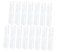 NUOBESTY Astucci Trasparenti per Penne 15 Pezzi, Espositori Triangolari in Acrilico Stabili Coperchio, Custodia Vuota Portatile per Matricole, Regali Compleanno, Cerimonie e Feste