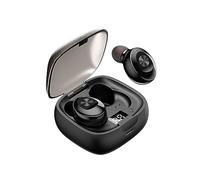 NUOBESTY Auricolari Tws In Ear con Display Digitale Mini Auricolari Wireless con Custodia Ricarica Portatile Ergonomici e Leggeri per Uso Singolo o Doppio Nero