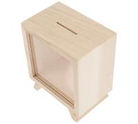 NUOBESTY Barattolo Per Punte In Legno Per Ristorante Scatole Per Mance Per Soldi Barattolo Per Mance Contenitore Per Soldi Scatola Per Suggerimenti Per Baristi Ristoranti Bar