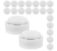 NUOBESTY Base Girevole Fai da Te 100 Pezzi Cuscinetti Rotanti per Mulini a Vento Accessori Artigianali in Plastica Bianca per Ornamenti e Fermagli per Chioma Supporto Robusto per Lavori