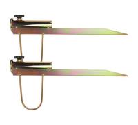NUOBESTY Base Stabile per Ombrellone da Spiaggia in Ferro 2Pezzi, Ancora Portatile per Ombrellone 25-32mm, Pianta per Sabbia e Terreno per Viaggi in Campeggio