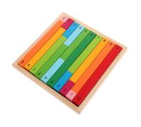 NUOBESTY Bastoncini Montessori in per Apprendimento Decimali Colorati Educativi per Didattico per Asilo e Centri di Educazione Precoce Sviluppo e Problem Solving