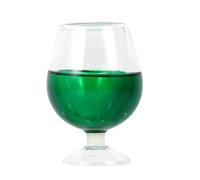 NUOBESTY Bicchiere di Vino Scherzo Giocattoli No Versare Bicchiere di Vino Pesce D'aprile Scherzo Ingannevole Puntello Verde
