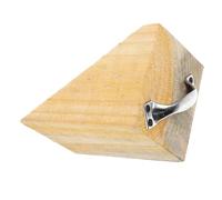 NUOBESTY Blocca Ruota Portatile in Legno e Ferro per Camper e Roulotte, Cuneo Antiscivolo per Pneumatici di Veicoli Medi e Grandi, Accessorio Sicuro per Parcheggio e Rimorchio