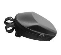NUOBESTY Borsa Anteriore Bici 1-2l in Pvc Eva Nera, Compatta