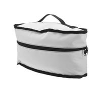 NUOBESTY Borsa da Viaggio Porta Ferro da Stiro a Vapore Portatile, Organizer Compatto Scomparti Interni per Utensili da Cucina e Custodia Protettiva Bianca per Viaggi e Uso Domestico