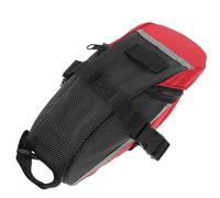 NUOBESTY Borsa Posteriore per Bicicletta da Ciclismo in Nylon Velluto, Pratica e Versatile, Grande capacità, per Mountain Bike e Uso Durante la Pedalata