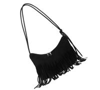 NUOBESTY Borsa Stile Elegante e Casual Frasche a Spalla in Nylon Nero, Leggera e Riutilizzabile Donna per Shopping e Regali