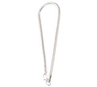 NUOBESTY Bracciale a Catena Serpente S925 Placcato Argento Uomo e Donna Confezione Regalo Spina Dorsale in Rame Elegante per Matrimonio Compleanno Feste