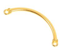 NUOBESTY Bracciale a Mezzo Cerchio in Lega Oro per Donne, Semilavorato Resistente e Decorativo, Stile Elegante e Semplice, per Uso Quotidiano e Feste