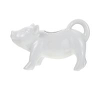 NUOBESTY Brocca per Latte in Ceramica Beccuccio Unico Tazza da Caffè Pratica a Forma di Maiale Design Compatto e Resistente per Preparare e Servire Schiuma di Panna