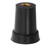 NUOBESTY Cappuccio Antiscivolo per Puntale Violoncello, Tappo Terminale in Gomma, Diametro Interno 8mm, Nero, per Cello e Puntale, Accessorio per Prove e Concerti