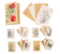 NUOBESTY Carta per Planner - 5 Set di Carta per Scrapbooking dal Design retrò per Decorare Quaderni Diari Lettere E Album Fotografici