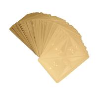 NUOBESTY Carte da Gioco Nere Dorate, Stile Teschio, Carta, Uso Famiglia | Tonalità Kaki, Tocco Raffinato e Robusto, per Uso Personale e Riunioni Familiari