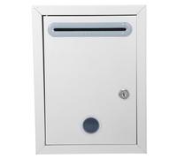 NUOBESTY Casella di Feedback da Parete Chiudibile in Acciaio Inox Beige | Ufficio e Spazi Pubblici, Installazione Semplice, Uso Versatile, Raccolta Sicura, Formato Compatto