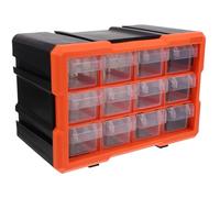 NUOBESTY Cassetta Degli Attrezzi Elettronica Organizer Per Viti Piccola Cassetta Degli Attrezzi Elettronica Armadietto in Plastica