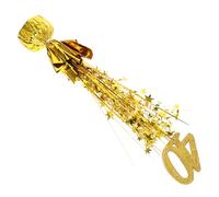 NUOBESTY Centrotavola Compleanno Oro per Festa 40 Anni, Decorazione | Facile da Installare, Portatile, Blocco di Cemento e Film di Alluminio, per Tavolo, Ufficio