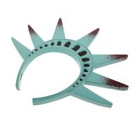 NUOBESTY Cerchietto Statua della Libertà in Pu, Design Distintivo e Patriottico Americano, Comodo e Autentico per Feste a Tema e Grandi Celebrazioni