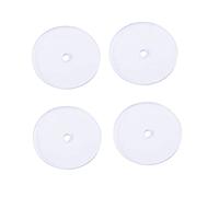 NUOBESTY Chiusure Per Orecchini Per Orecchie Allungate - 80 Pezzi Chiusure Per Orecchini in Plastica Fermagli Per Orecchini Con Fori Elastici