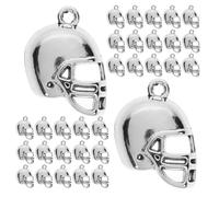 NUOBESTY Ciondoli a Forma di Casco da Football in Lega 100 Pezzi Pendenti Sportivi Leggeri per Gioielli Fai da Te Accessori per Collane Braccialetti e Orecchini per Appassionati di