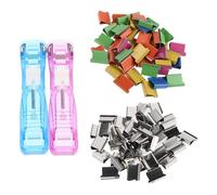 NUOBESTY Clip per Documenti e Test Cartacei in Plastica e Metallo Riutilizzabile, Design Compatto e Leggero per L'organizzazione Portatile Durante le Sessioni di Valutazione