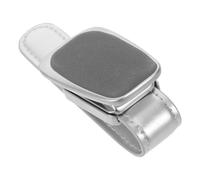 NUOBESTY Clip Porta Visiera Parasole Multifunzionale Grigia per Auto - Portaocchiali da Sole e Organizer per Biglietti e Carte - Supporto Compatto per Visiera Parasole Auto Accessorio