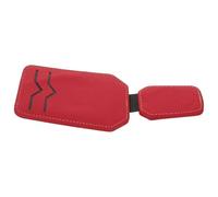 NUOBESTY Clip Portaocchiali da Sole per Auto Supporto Magnetico Organizer per Visiera Parasole Rosso Porta Tessere e Biglietti per Interni Auto Compatto e Facile da Installare