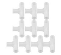 NUOBESTY Connettore a 3 Vie per Armadio 12 Mm, 10 Pezzi, Giunto a Snodo Rapido in Plastica per Montaggio Scarpiera e Asciugatrice, Fissaggi Angolari per Mobili, per Dormitori e Piccoli